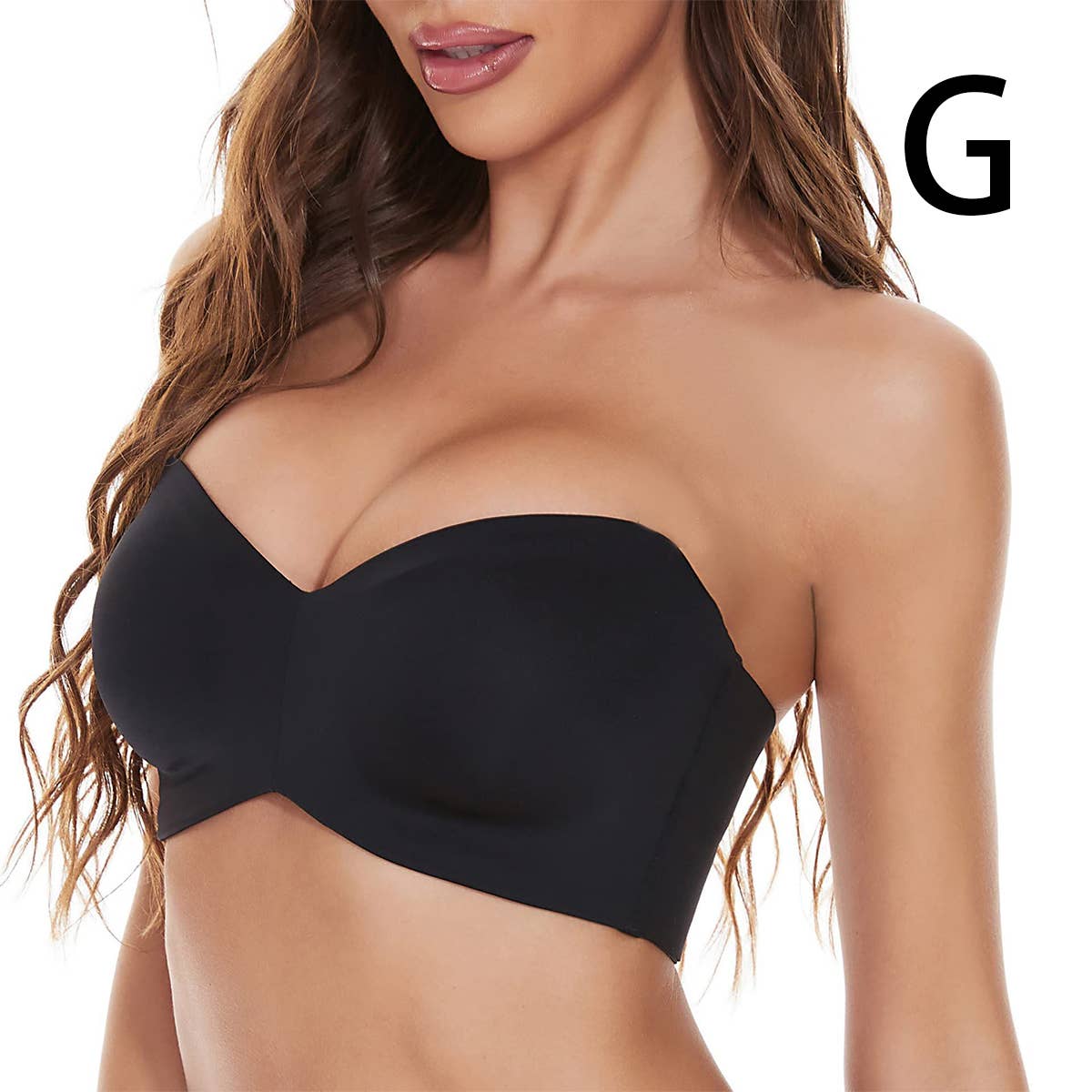 DETACHABLE SHOULDER STRAP TUBE BRA TOP