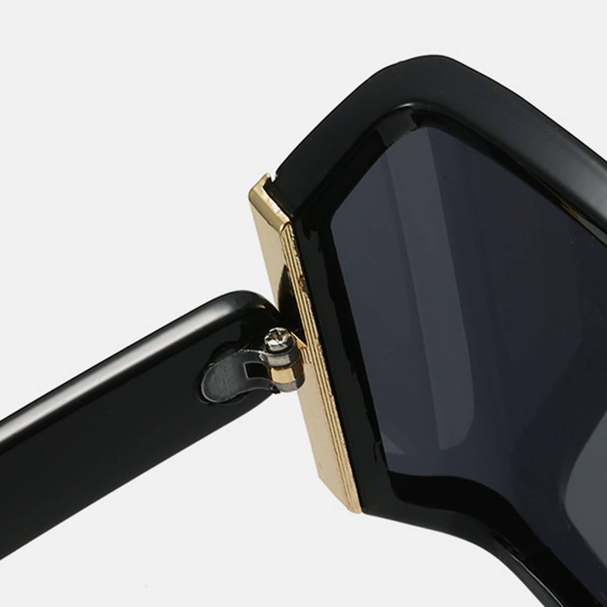 ANTI-UV LARGE FRAME POLYGONAL CURVED SUNGLASSES_CWASG0392