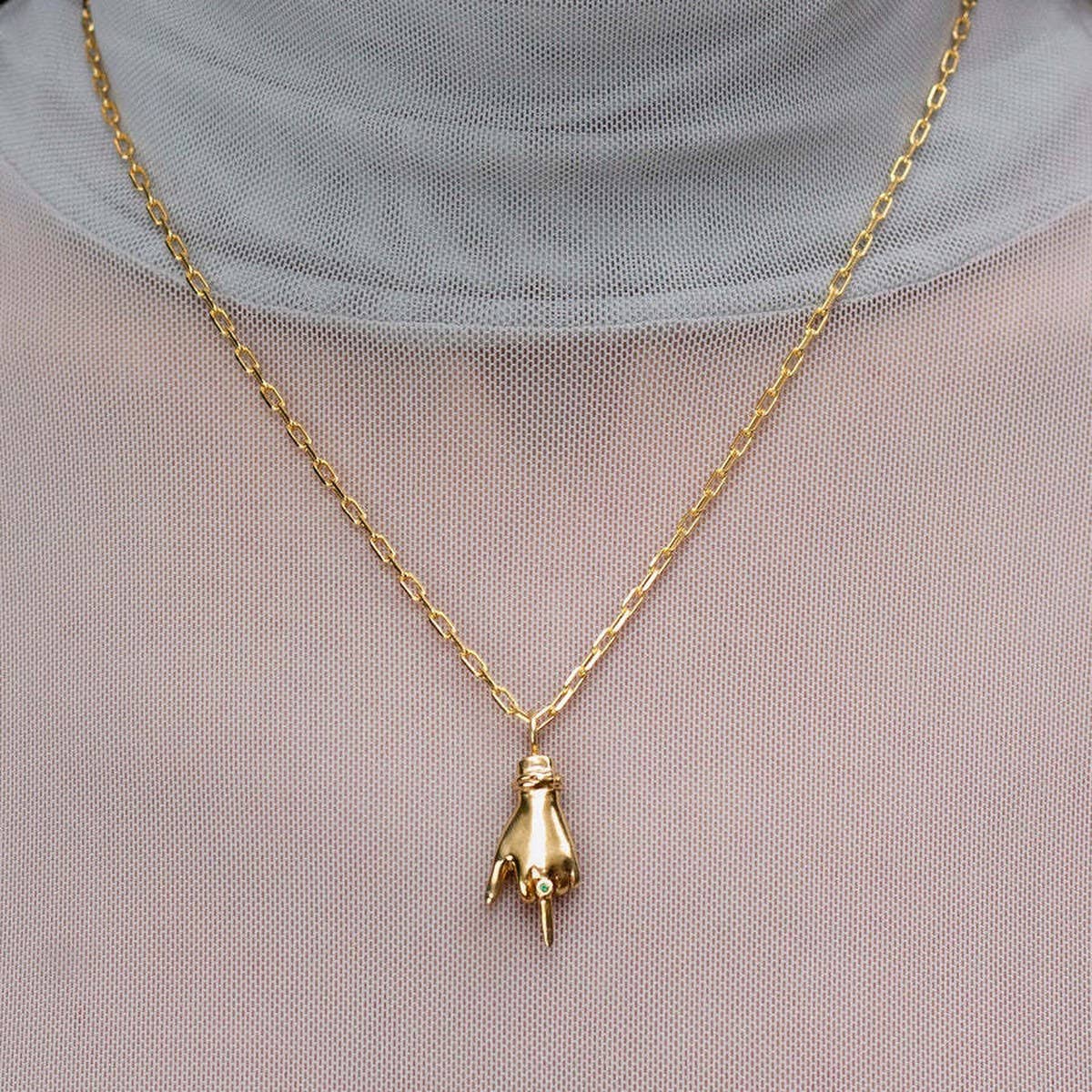 Fashion Creative Gold-plated Pendant Necklace_CWMM5332