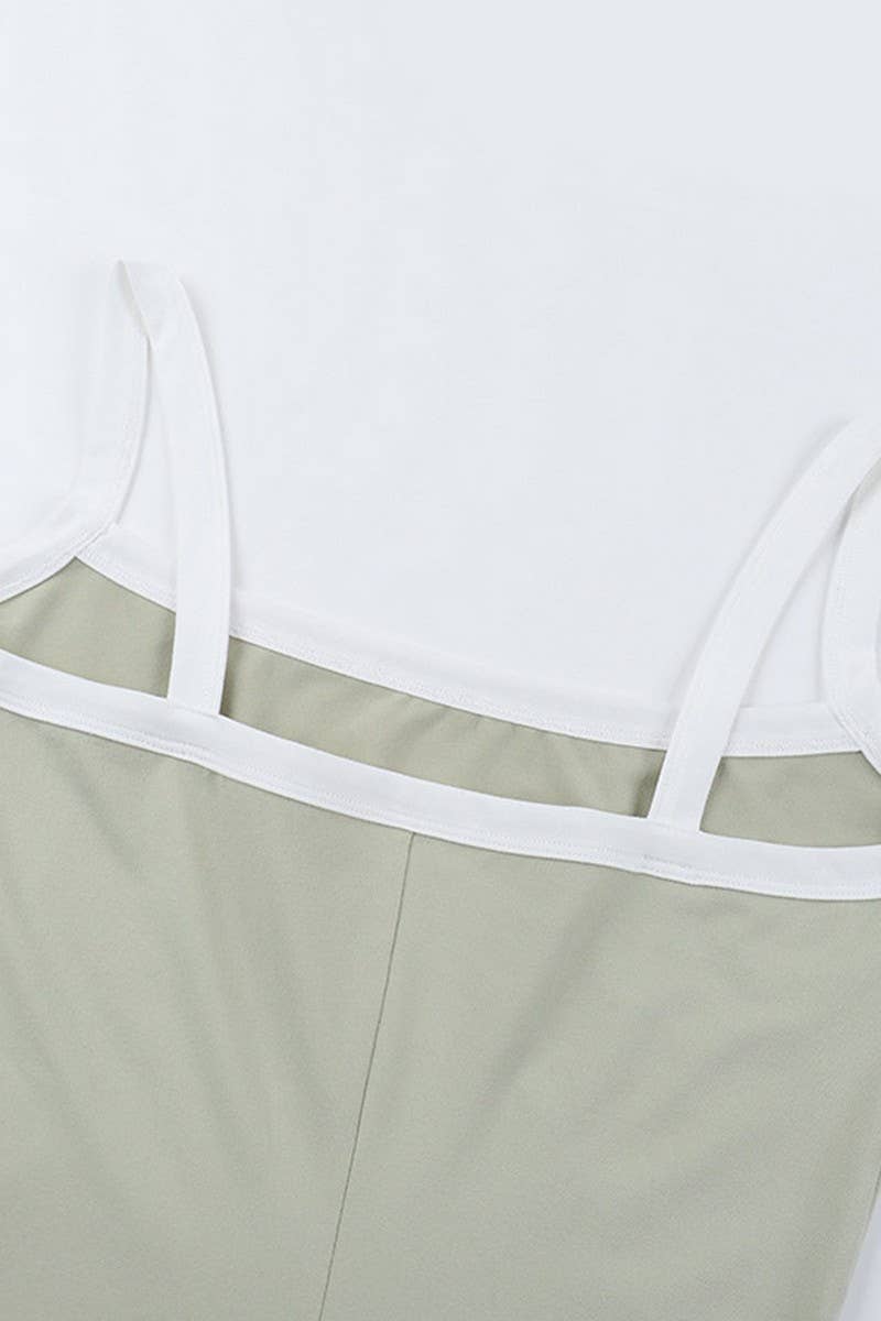 CWDMD5072_COLORBLOCK KNIT BACKLESS BODYCON MAXI DRESS