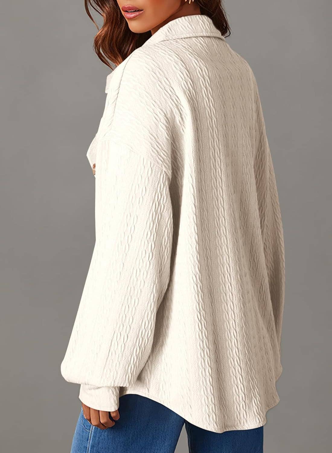 EVERYTHING GOES WITH A LAPEL SHIRT TOP