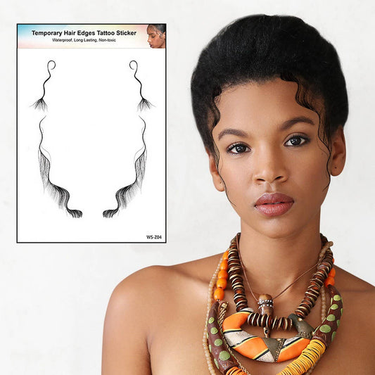 Baby Hairline Tattoo Stickers for Forehead Bangs_CWMM8336