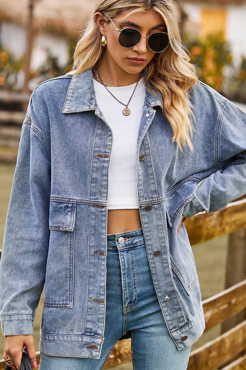 CWJJ00095_VINTAGE CLASSIC LOOSE FIT DENIM JACKET