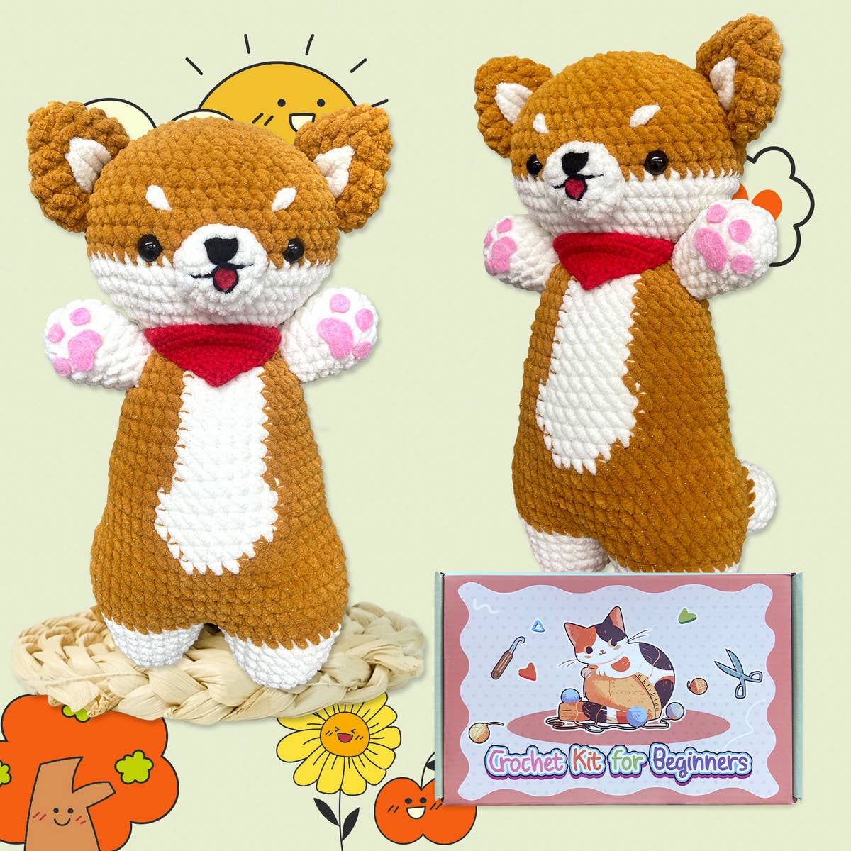 HAND-WOVEN DIY CROCHET DOLL MATERIAL KIT