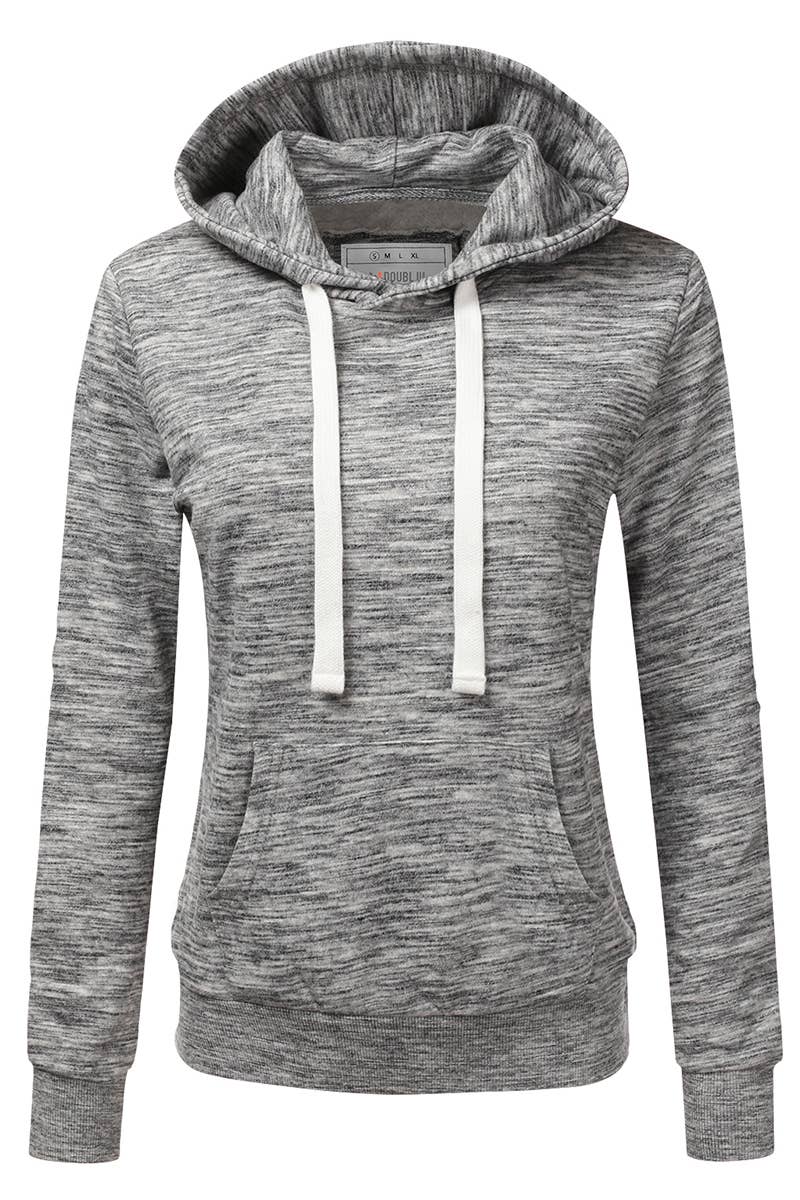 SOLID COLOR LONG SLEEVED HOODIE_AWOHOL189