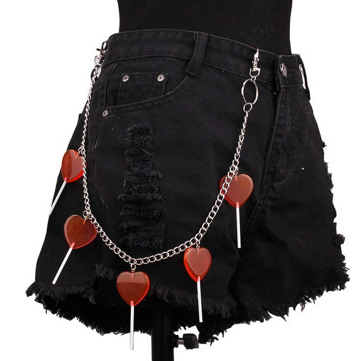 COLORED LOLLIPOP PENDANT PANTS CHAIN