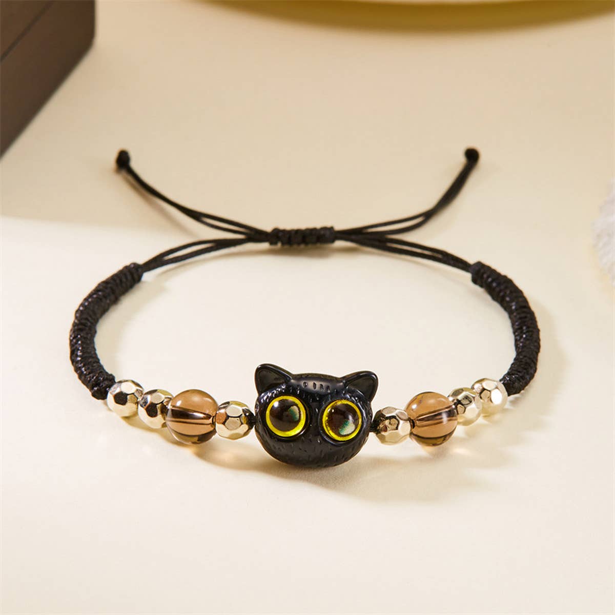 2024 NEW BRAIDED BLACK CAT BRACELET_CWAJE2428