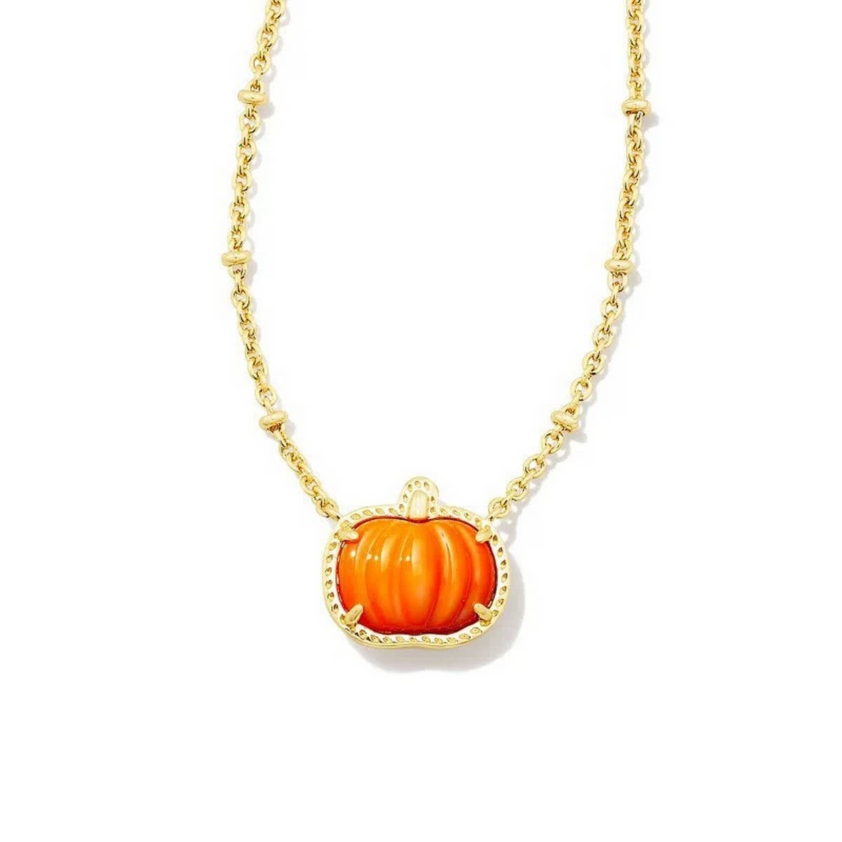 NEW PERSONALIZED PUMPKIN TEXTURE NECKLACE