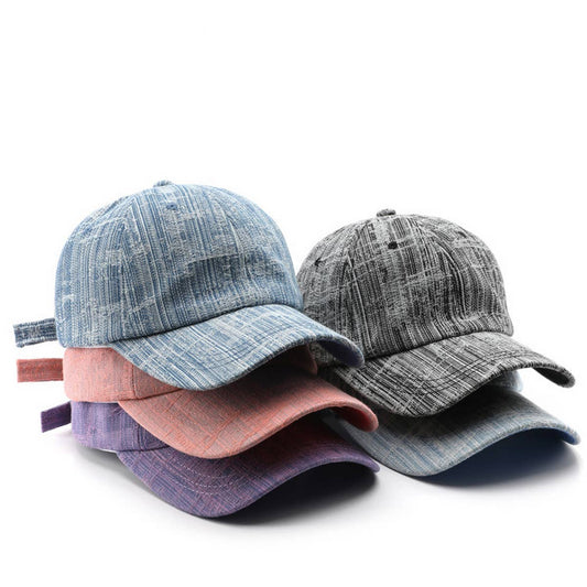 CWAH3210_VINTAGE DENIM SUN PROTECTION BASEBALL CAP