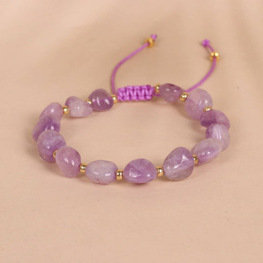 SHAPED CRYSTAL YOGA FRIENDSHIP BRAIDED BRACELET