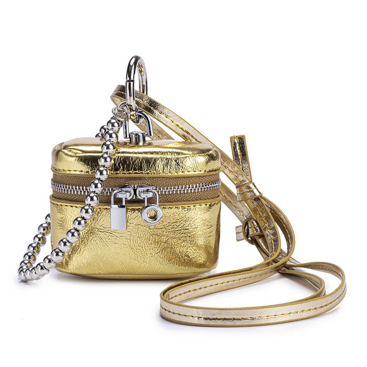 Fashion Leather Pouch ? Pearl Bracelet Design_CUAB00387