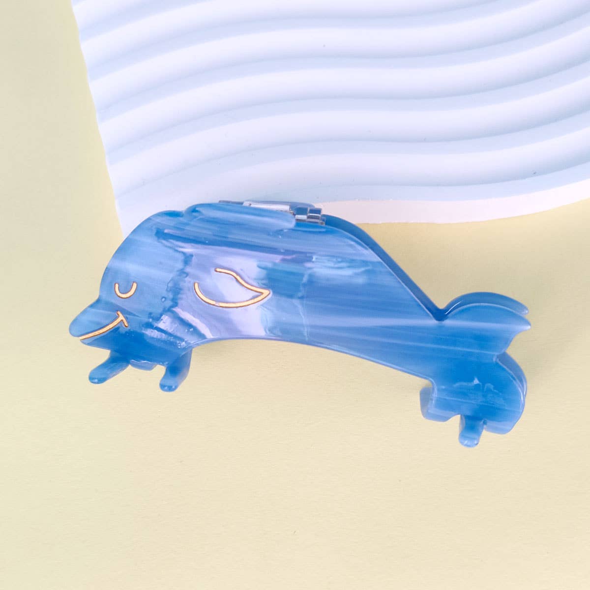 OCEAN BEACH FISH SEASHELL ACRYLIC HAIR CLAW CLIPS _CWAHA0552