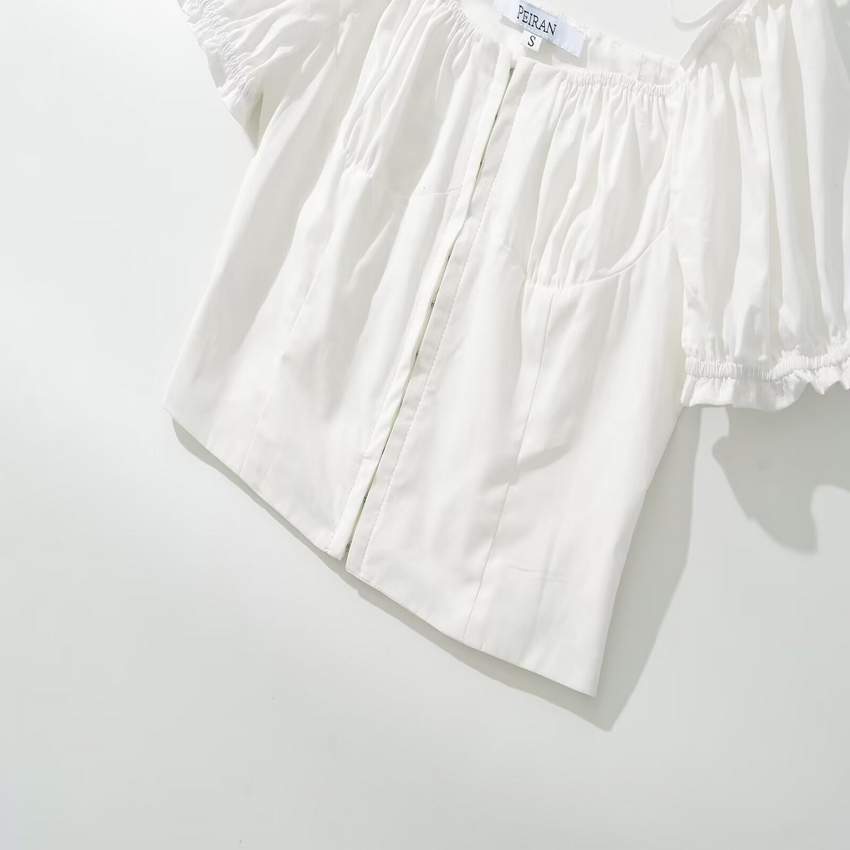 Monochrome French Chic Crop Top