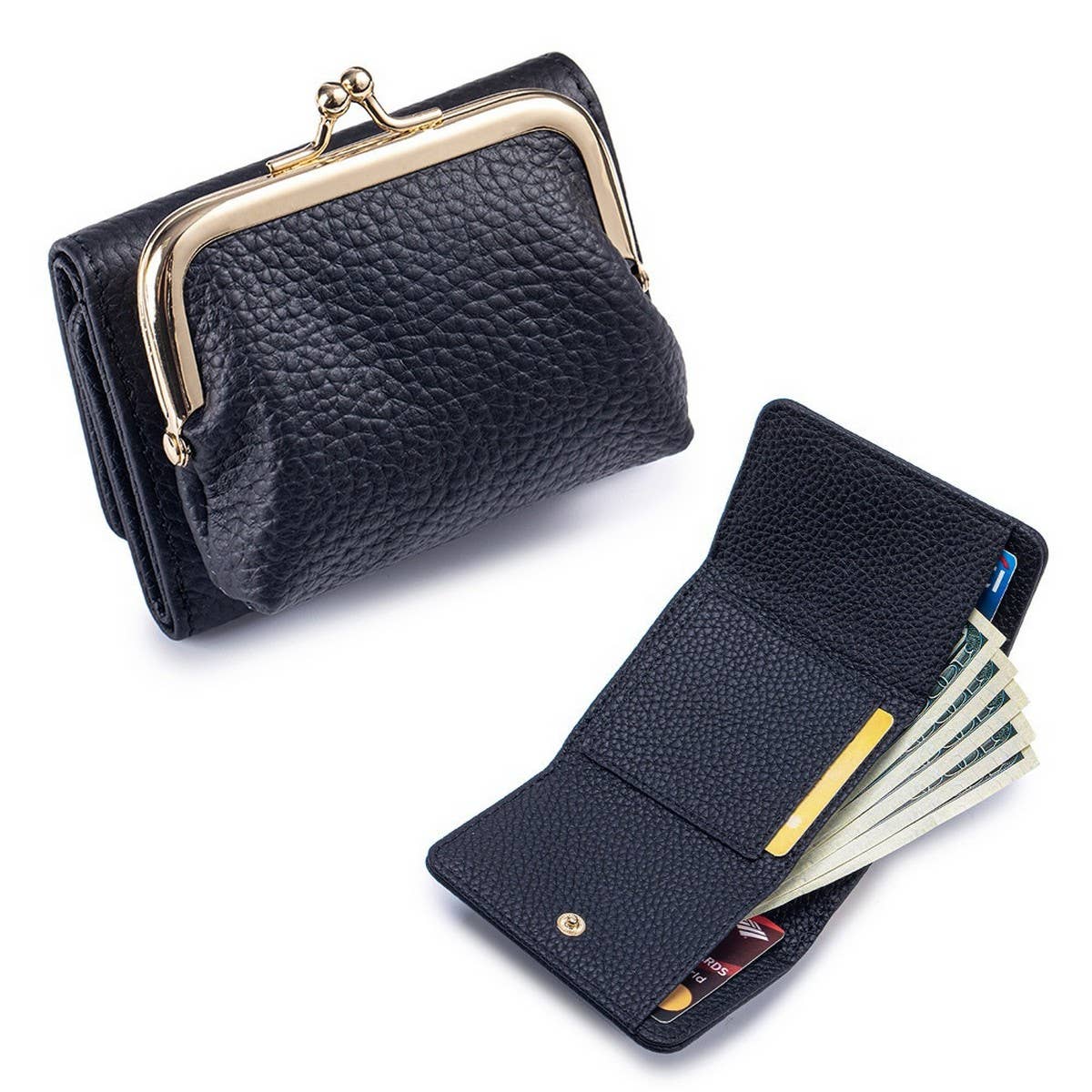 Mini Leather Tri-Fold Purse ? Large Capacity_CUAB00379