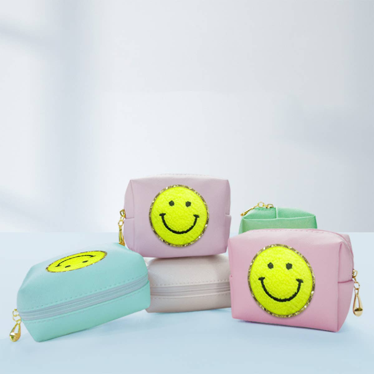 MINI SMILEY FACE LETTER STICKER STORAGE BAG_CWAB1097