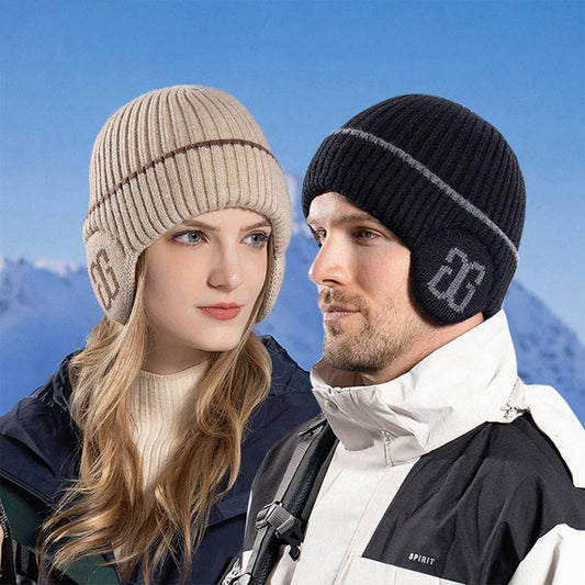 VERSATILE FLEECE COLD-PROOF EARMUFFS CAP HAT