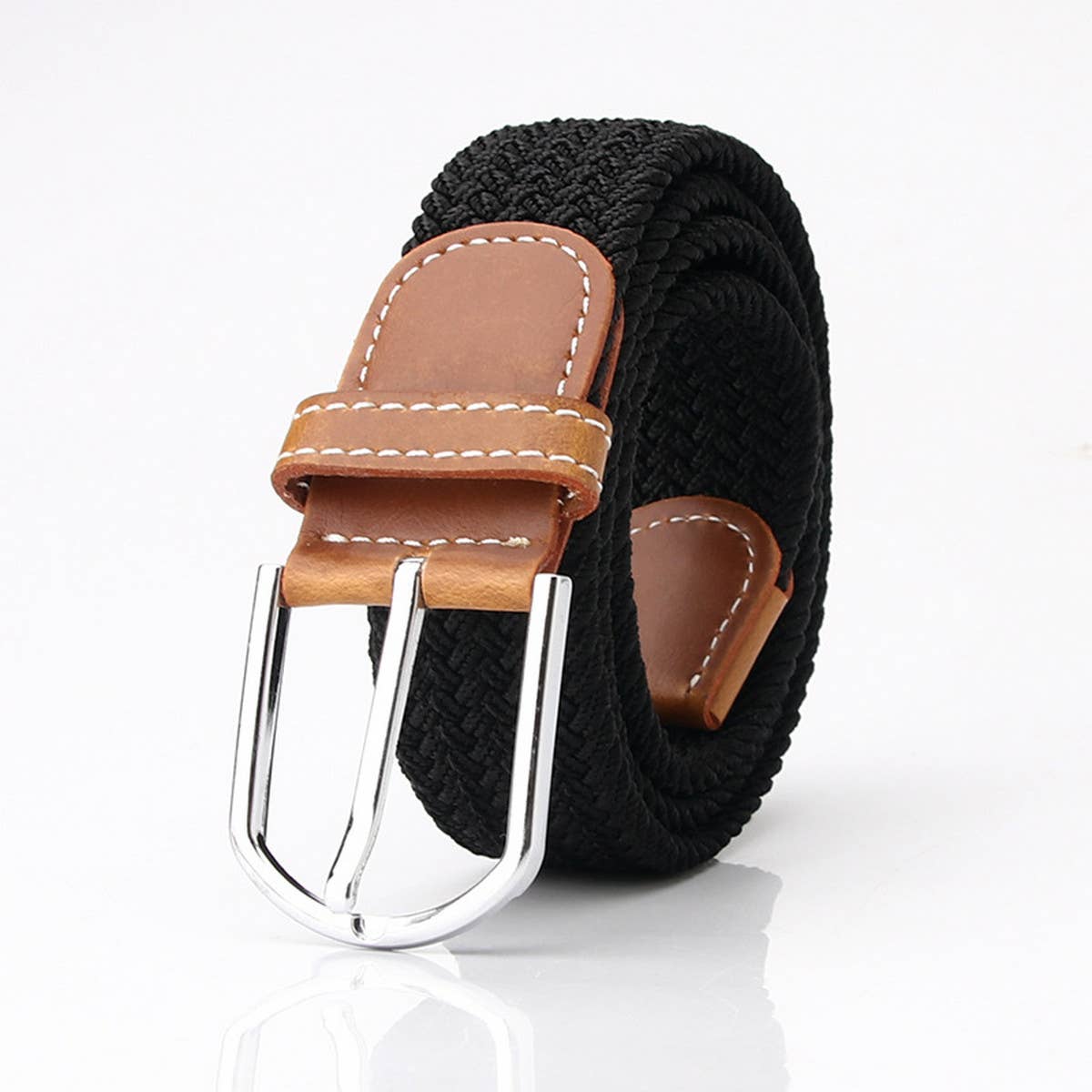 CWABE0940_WOMEN'S CASUAL PIN BUCKLE CANVAS BELT