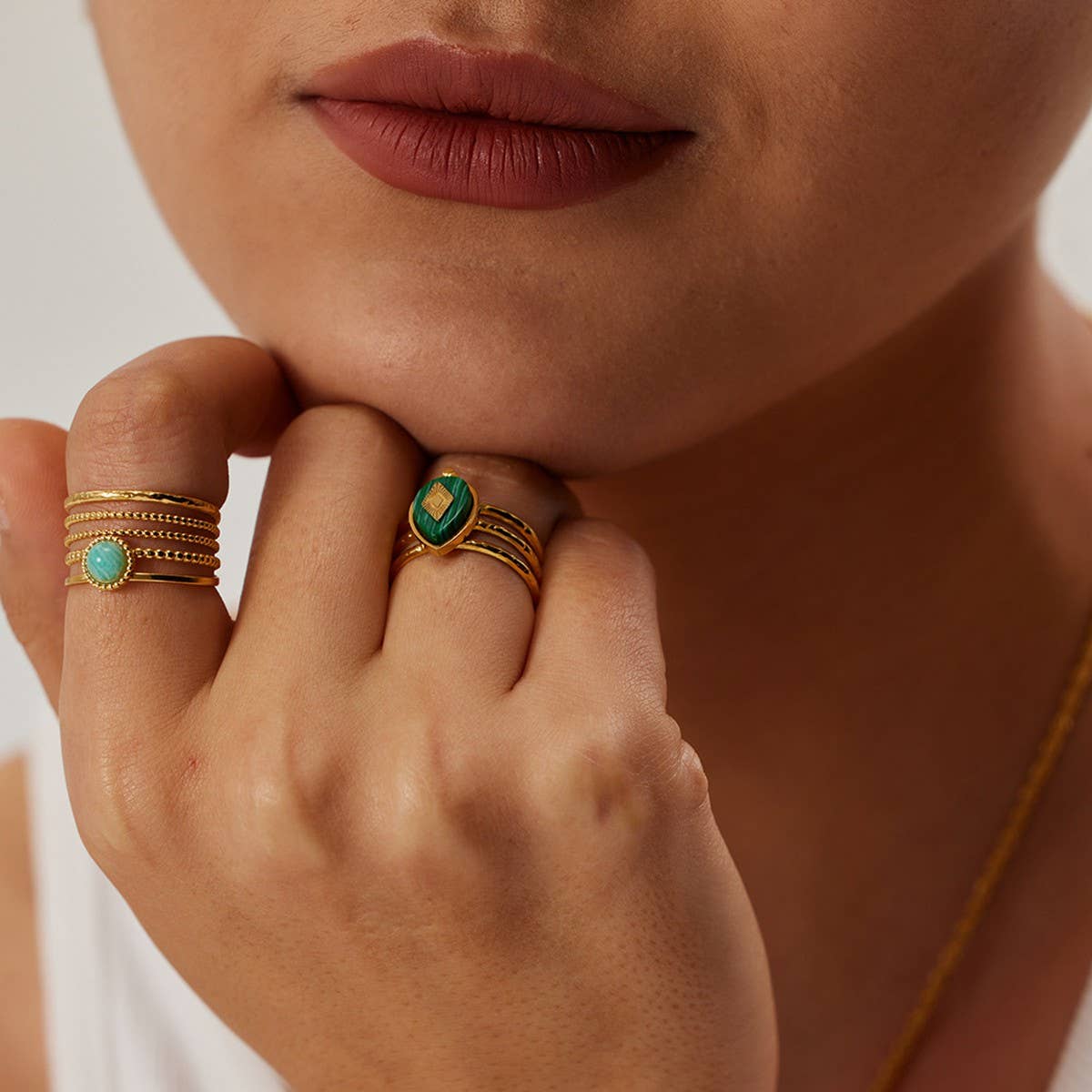 FRENCH OPENING ADJUSTABLE VINTAGE HOLLOW RING