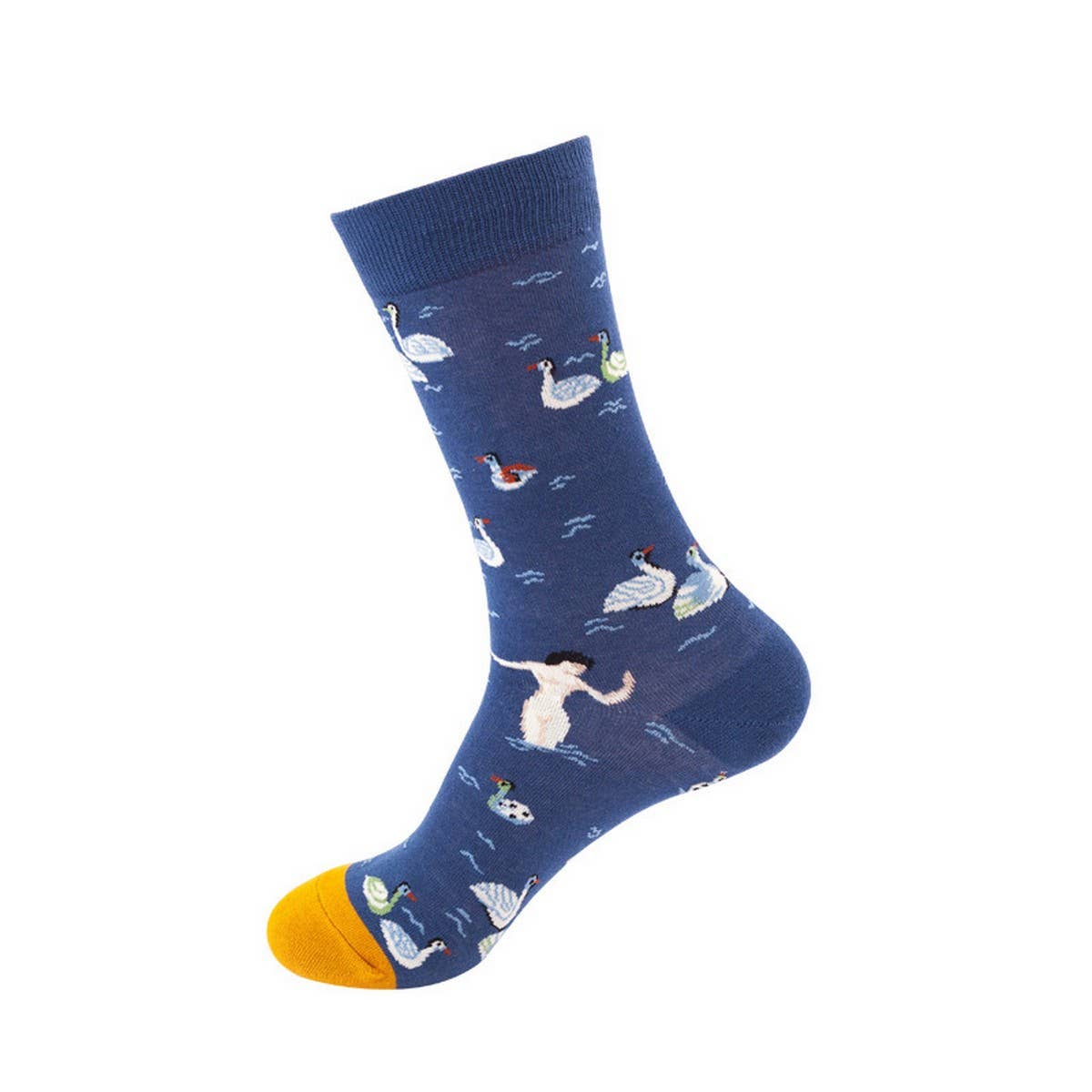 FASHION PERSONALIZED PRINTED MID-CALF SOCKS_CWMS1013