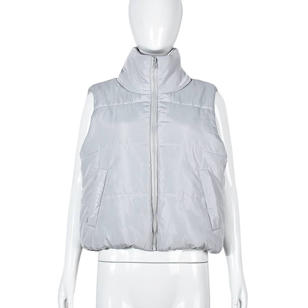 TEMPERAMENT CASUAL WARM COTTON-PADDED POCKET VEST