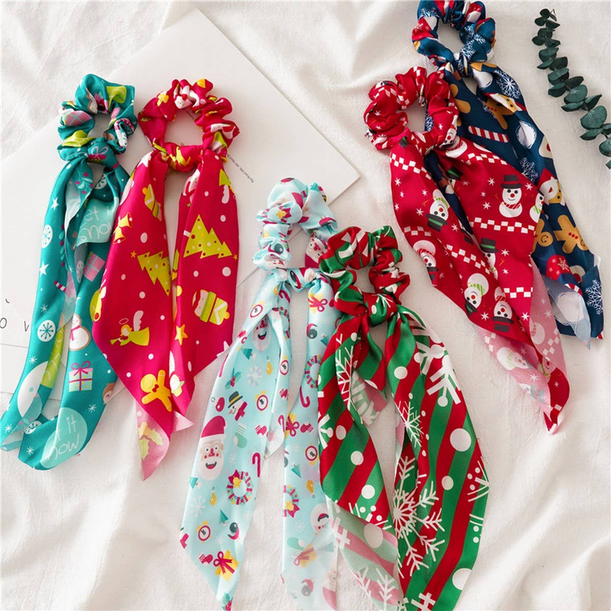 CHRISTMAS ALL-MATCH HAIR SCRUNCHIES