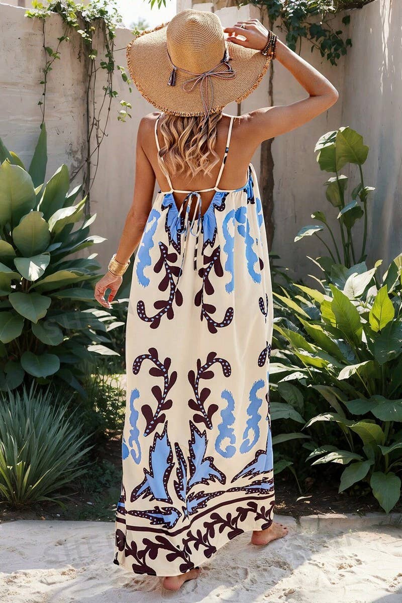 CWDMD3031_LOOSE STRAP PRINTED HOLIDAY MAXI DRESS