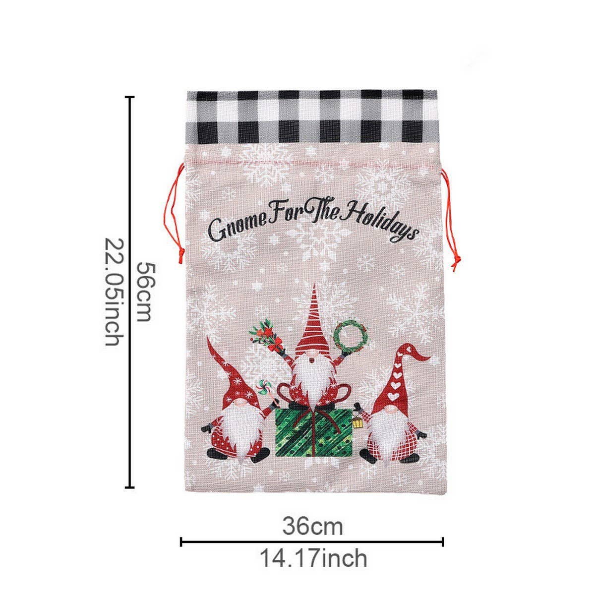 CWMM1752_Christmas Gift Bag Forest Old Man Goodie Bag