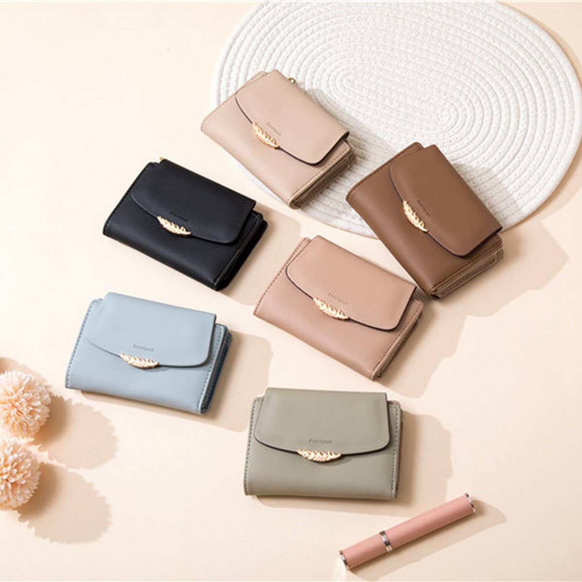 FASHIONABLE AND SIMPLE FOLDING STUDENT WALLET_CWAB2342