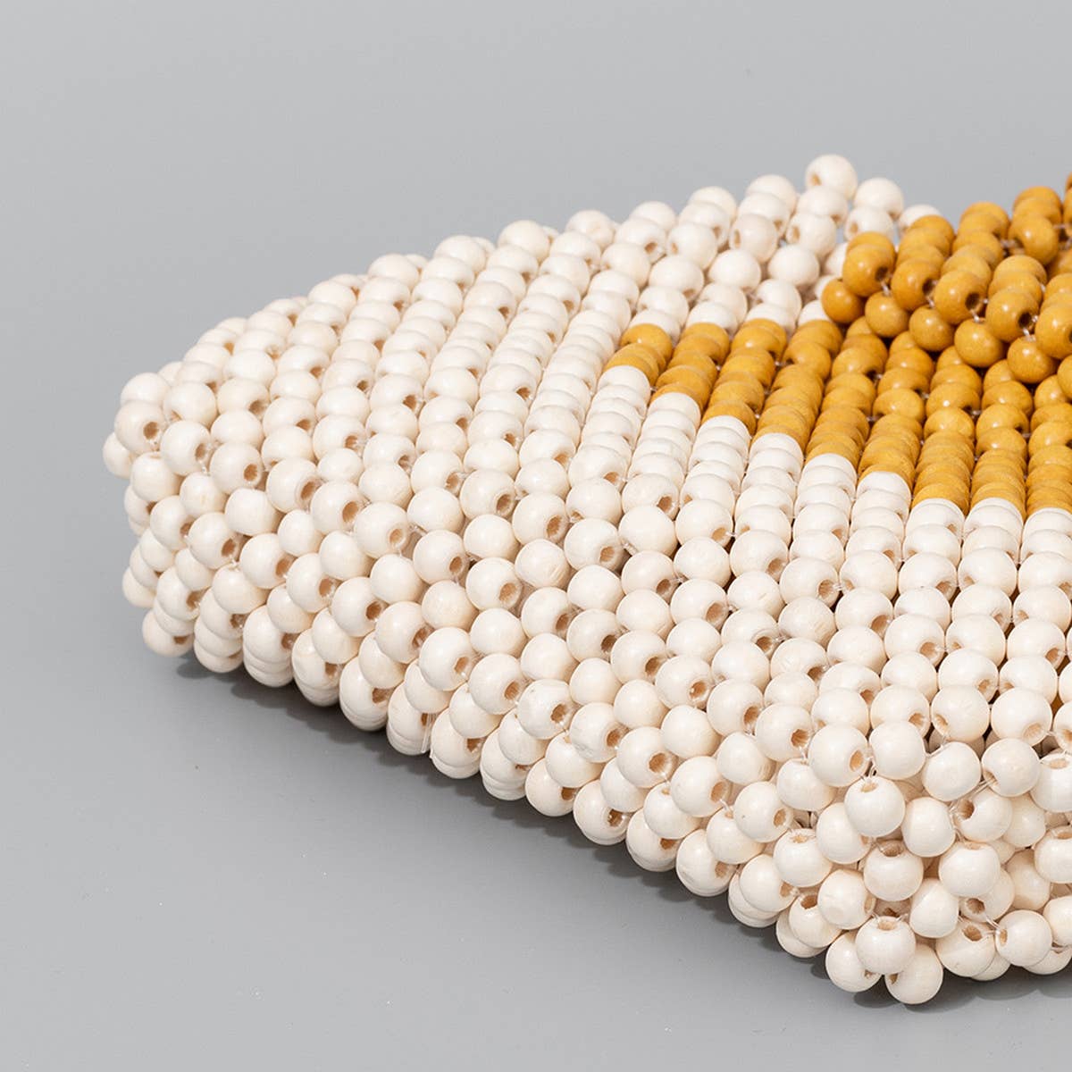 HANDWOVEN WOODEN BEAD TOTE BAG_CWAB2006