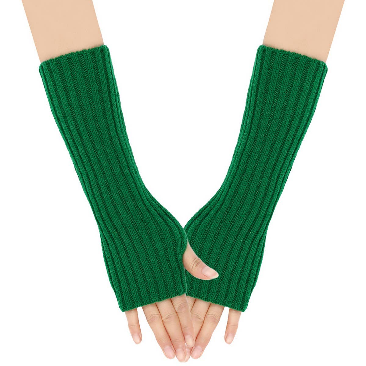 CWMM10077_KNIT FINGERLESS ARM WARMERS WOMEN