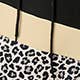 LEOPARD-PRINT PATCHWORK FASHION HOODIE JUMPER