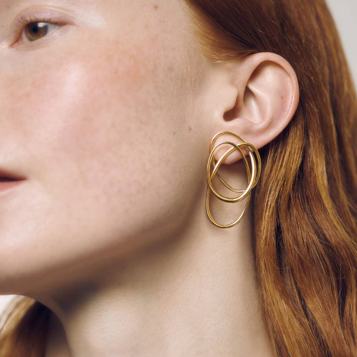 Irregular Lines Design Popular Exquisite Earrings