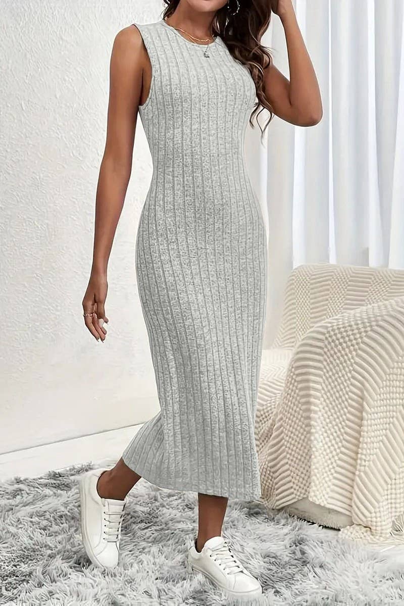 CWDMD00979_NEW STYLE BOTTOMING VEST SIMPLE DRESS