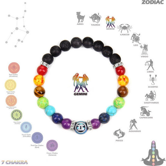 CWAJE3877_TWELVE CONSTELLATIONS COLORFUL BEADS BRACELET