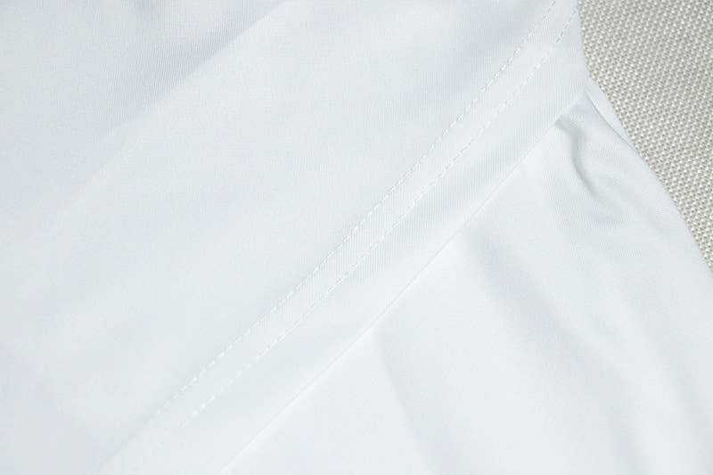 Solid-color off-the-shoulder high-slit dress