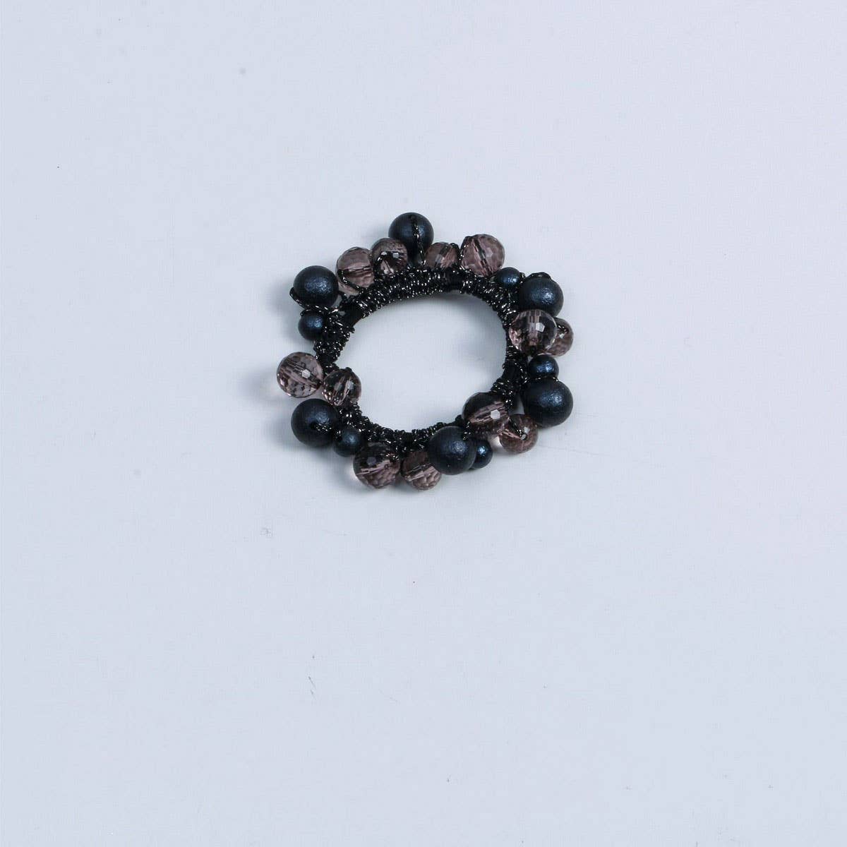 Simple Cute Hair Tie Sweet Wrinkled Pearl Elastic_CWAHA6772