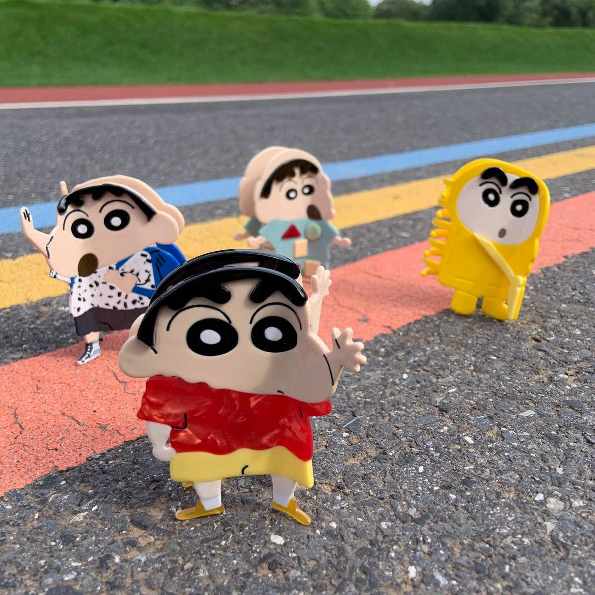 CRAYON SHIN-CHAN CUTE UNIQUE PUZZLE HAIRPIN