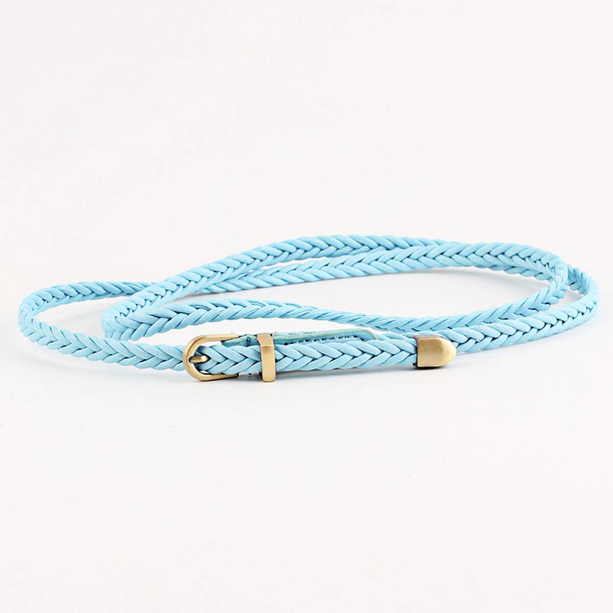 CWABE0875_VINTAGE HAND-WOVEN PIN BUCKLE BELT