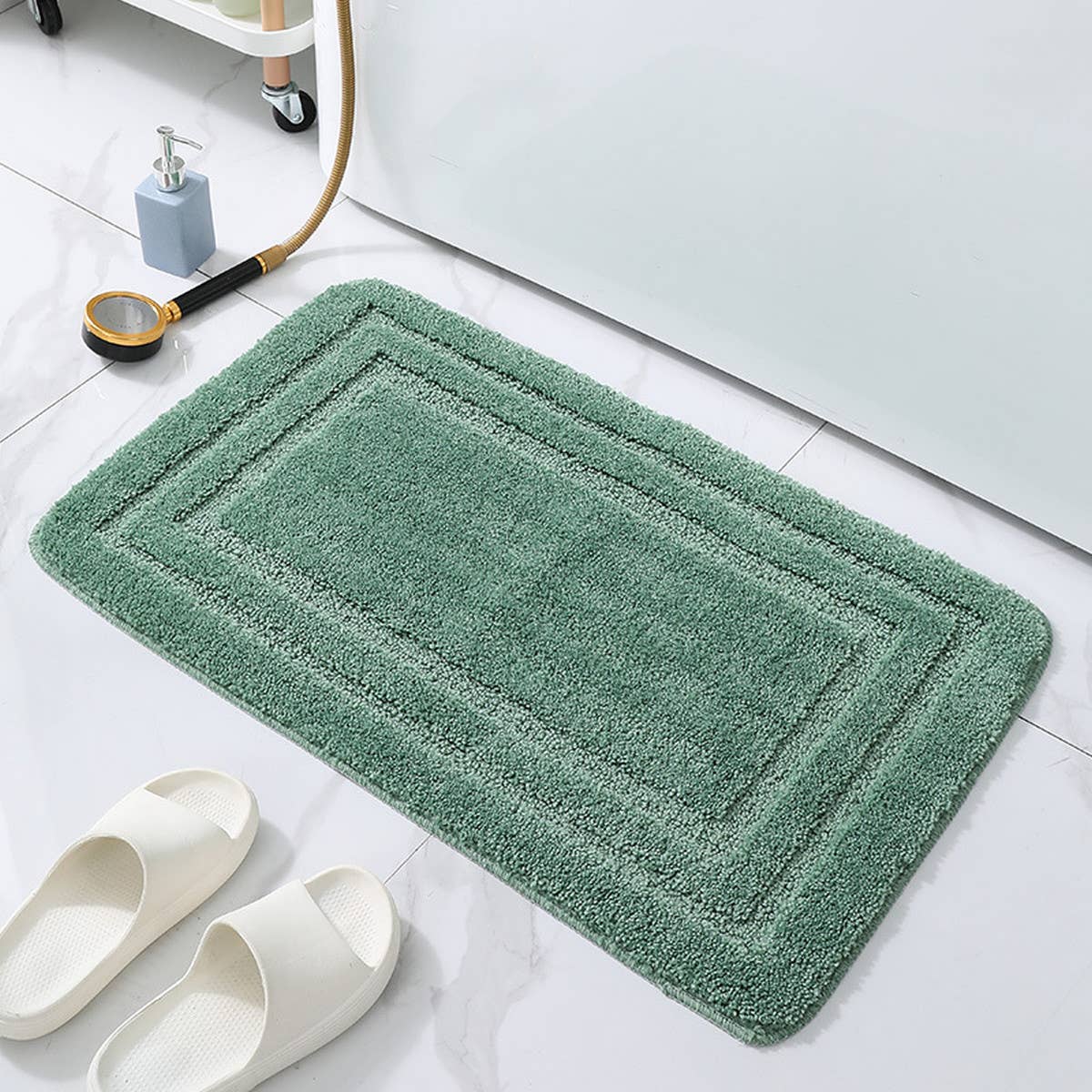 NEW ABSORBENT U-SHAPED BATHROOM MAT