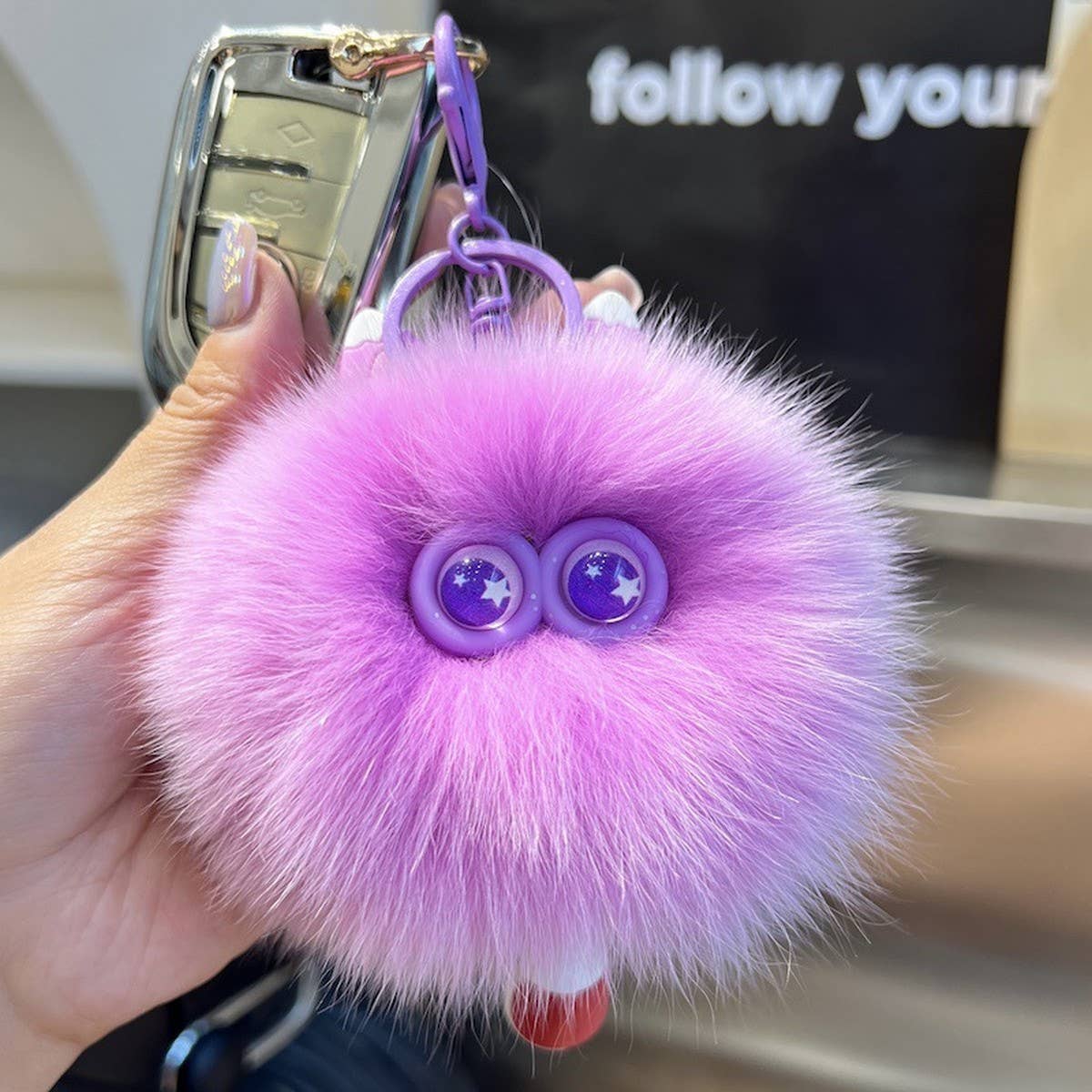 CWMM10411_CUTE CAT KEYCHAIN  BAG CHARM GIFT