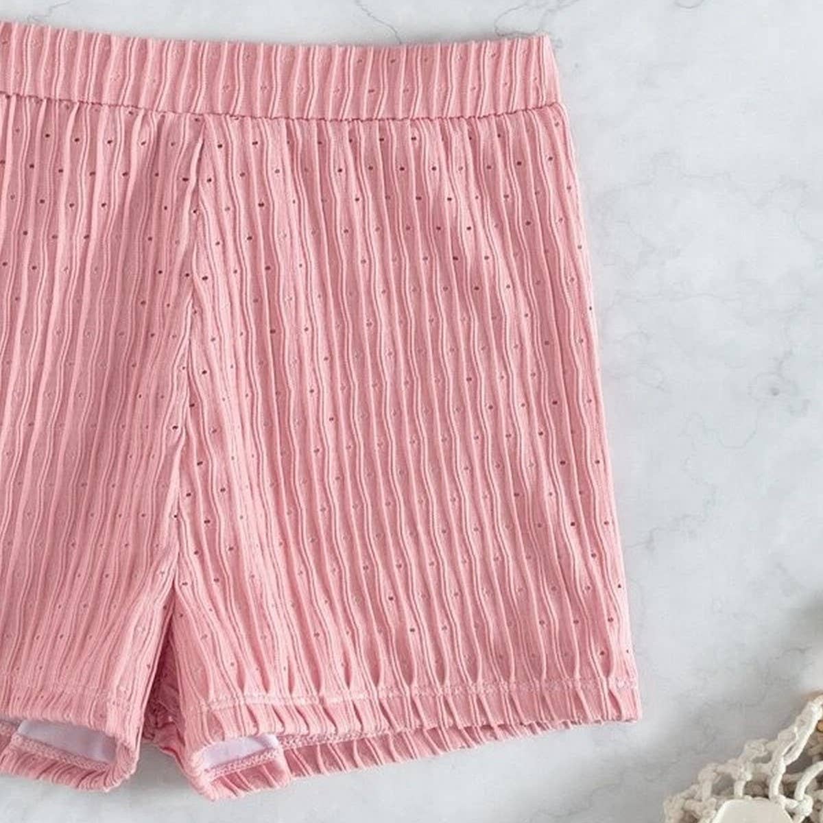 High Waist Bikini Set,Slimming Solid Color Swimsuit