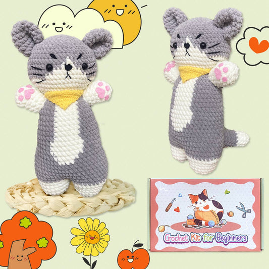 HANDMADE CAT DOLL WEAVING MATERIAL PACKAGE