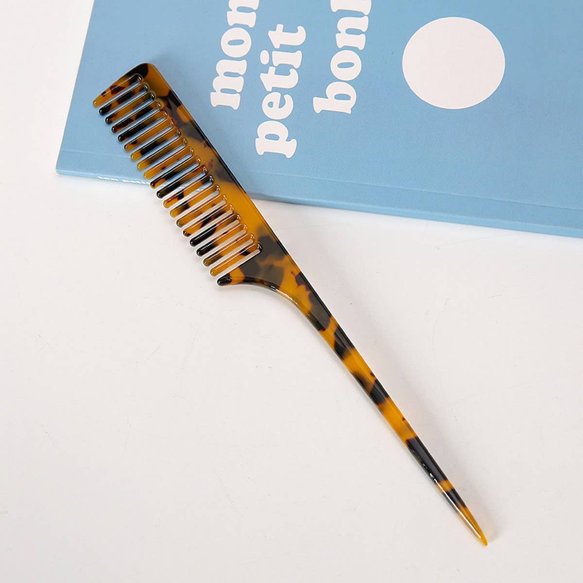 Acetate Long Handle Comb, Elegant Retro Hair Brush_CWMM6430