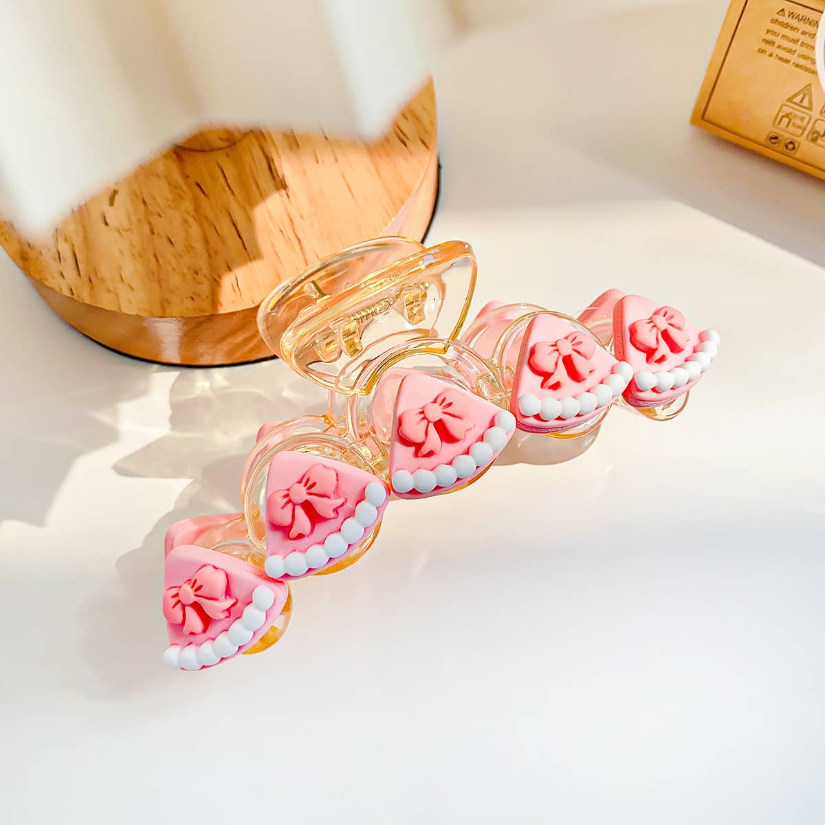 Macaron fresh fruit grab clips sweet hair clips