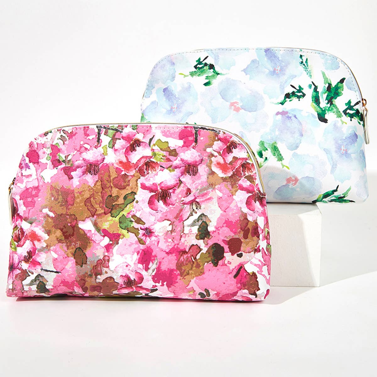 FLOWER PATTERN WASH BAG MAKEUP BAG_CWAB1453