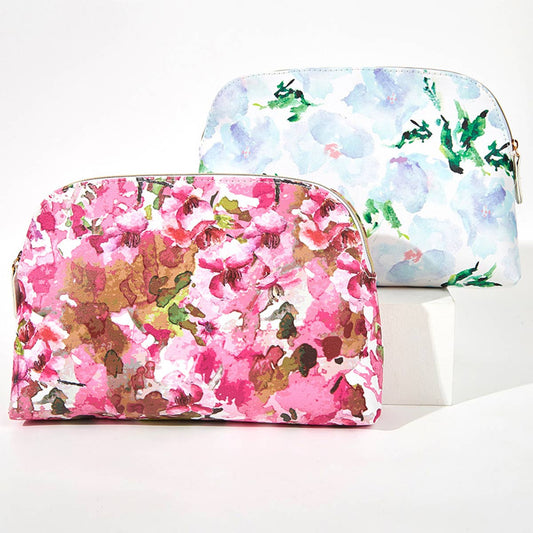 FLOWER PATTERN WASH BAG MAKEUP BAG_CWAB1453