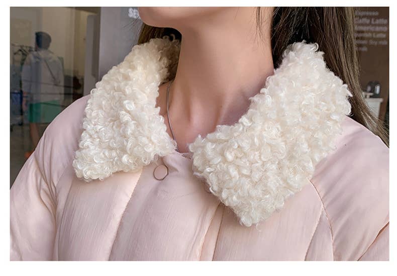 Long single breasted cotton-padded jacket