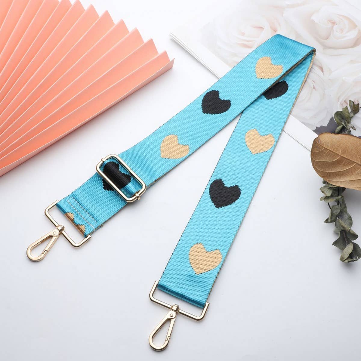 WOMEN SIMPLE HEART-SHAPED ADJUSTABLE BAG STRAP