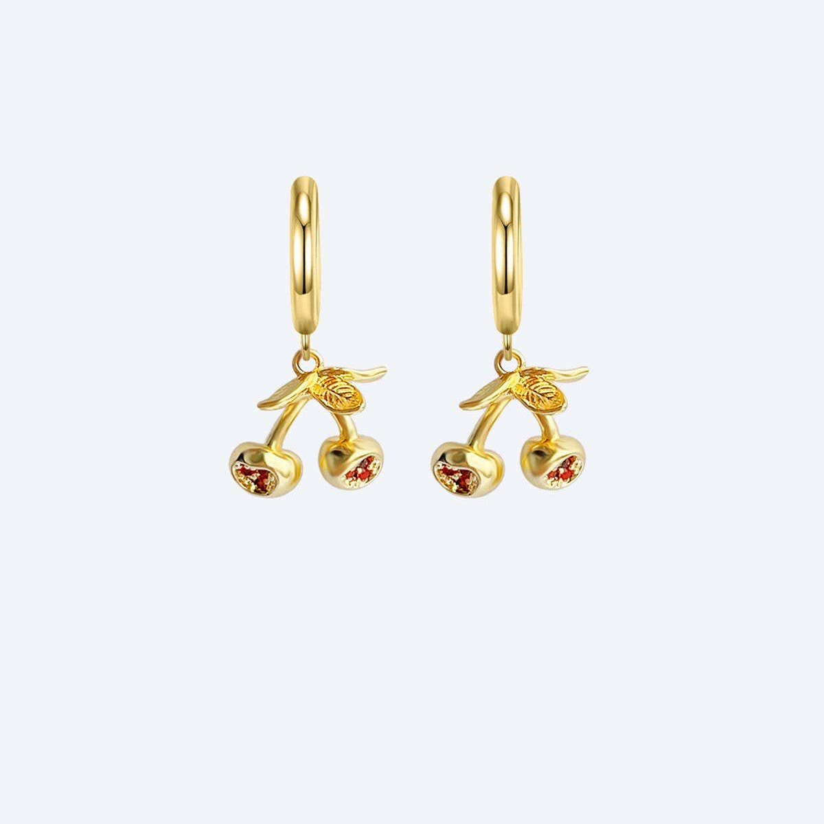 High-end Fashion Fruit Series Gold Earrings