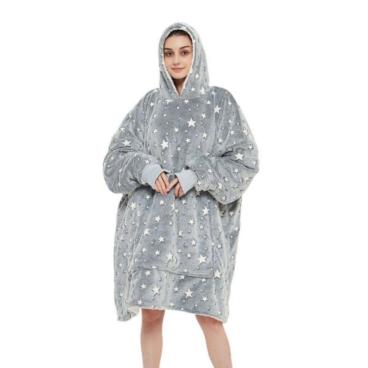 Cartoon Oversized Wearable Blanket Hoodie_CWMM8987